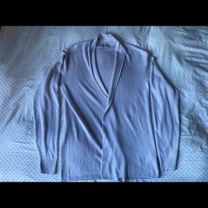 All Saints Rue Open Cardigan Light Grey Large